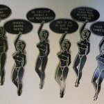 Vintage Naughty Lot of 6 Women in Bikini Sex Themed Sayings Swizzle Stir Sticks