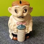 Occupied Japan Barber Razor Bank